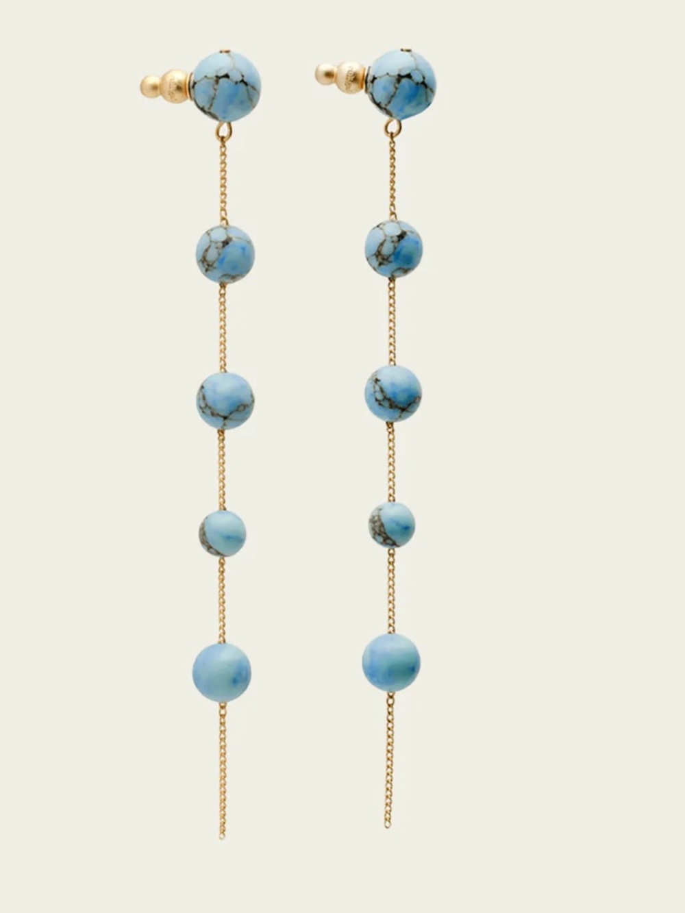 Cult Gaia Atum Earrings in Ibiza Turquoise
